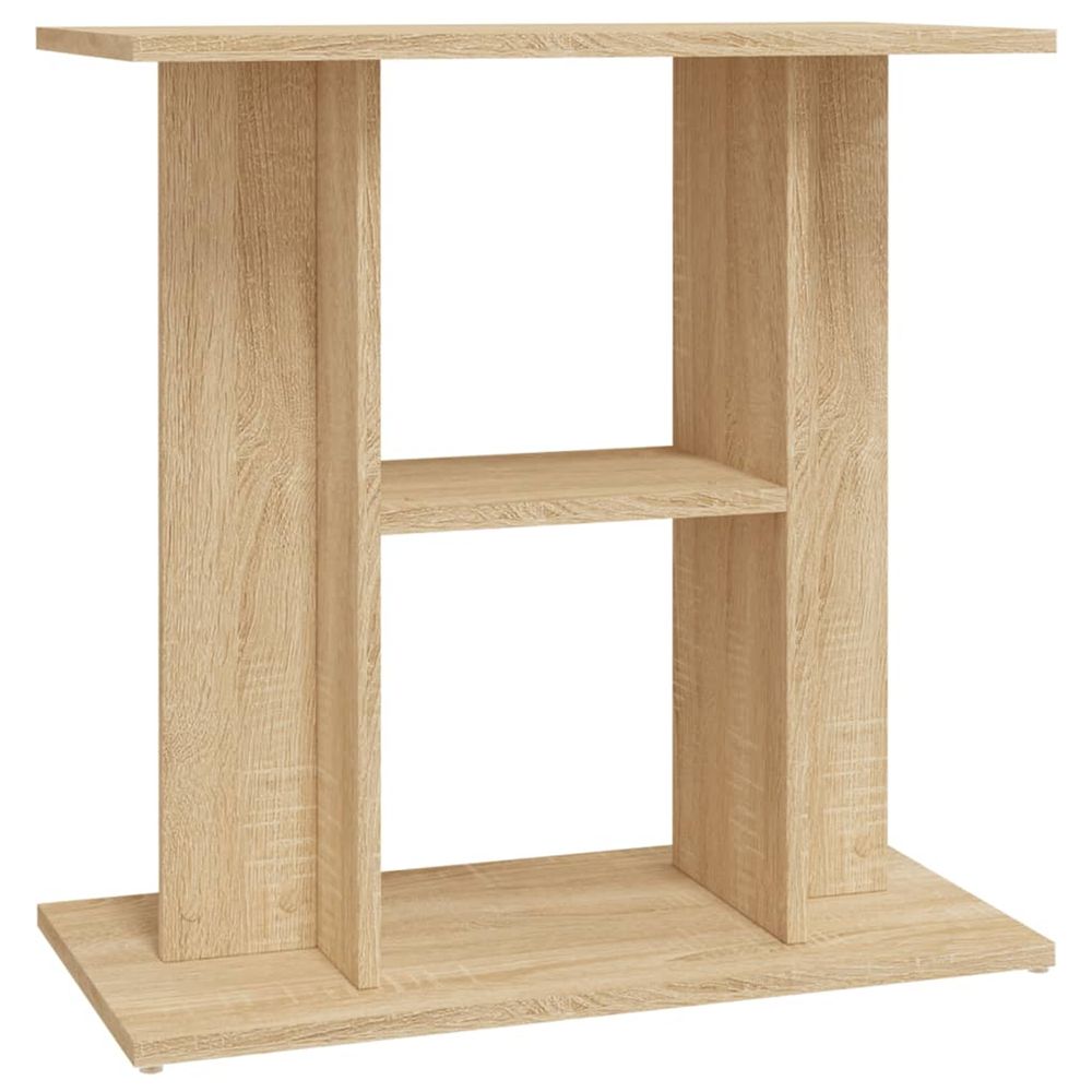Support pour aquarium chêne sonoma 60x30x60cm bois d'ingénierie