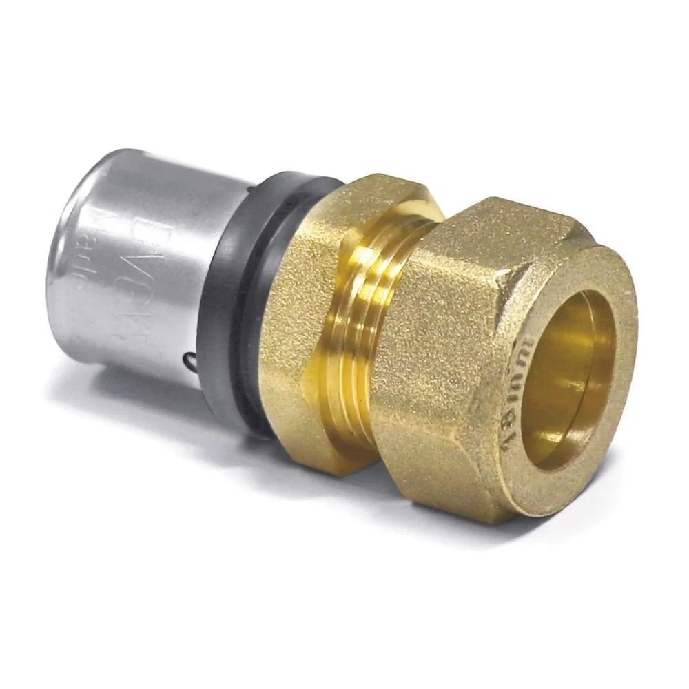 Raccord à sertir cuivre 20-22mm, transition eau potable, fabrication allemande
