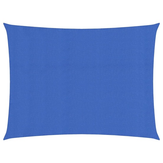 Voile d'ombrage 160 g/m² bleu 2 x 3 m pehd
