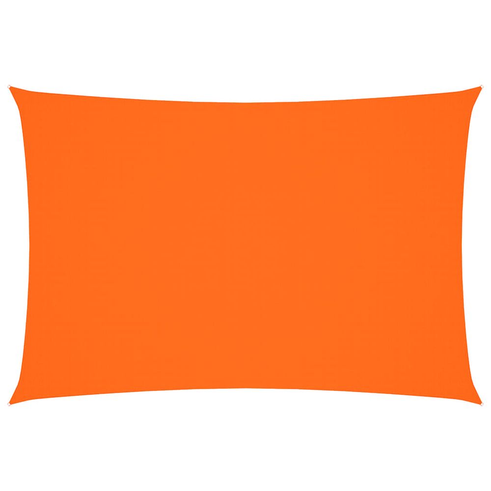 Voile de parasol tissu oxford rectangulaire 3x5 m orange