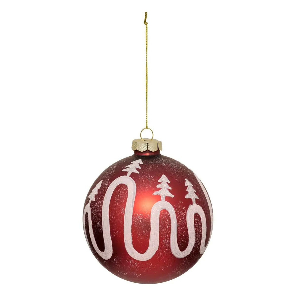 Boule de noël en verre 