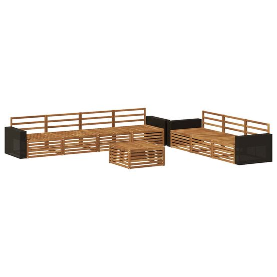 Ensemble de canapés d'extérieur 8 pc naturel
