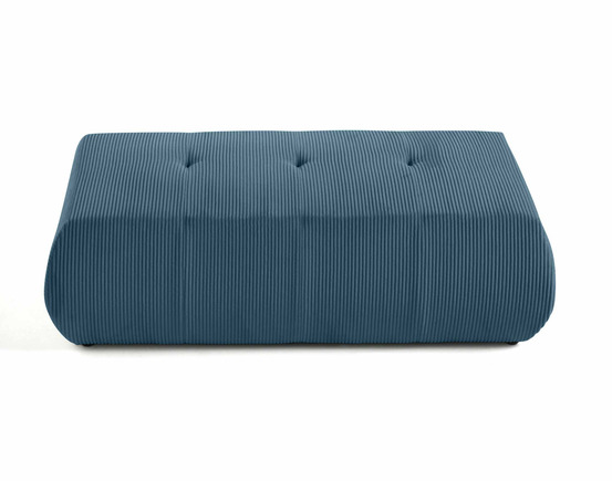 Onyx - pouf d'appoint - en velours côtelé