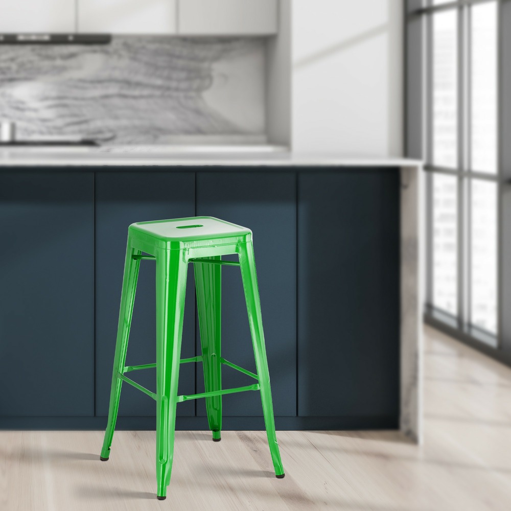 Lot de 4 tabourets de bar joshua