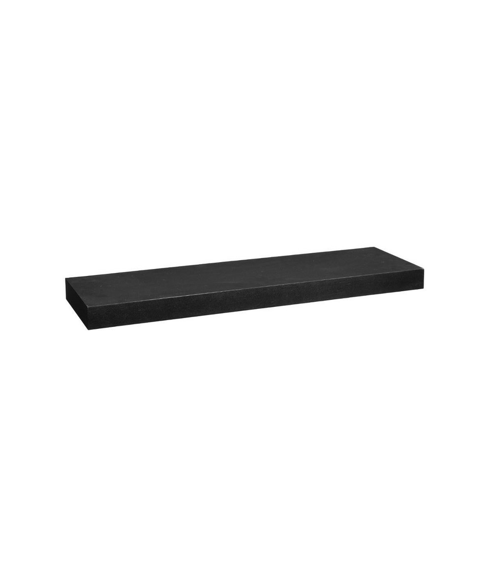 Étagère murale flottante coloris noir l 60 cm fixations invisibles