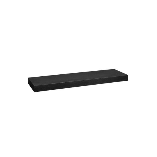 Étagère murale flottante coloris noir l 60 cm fixations invisibles