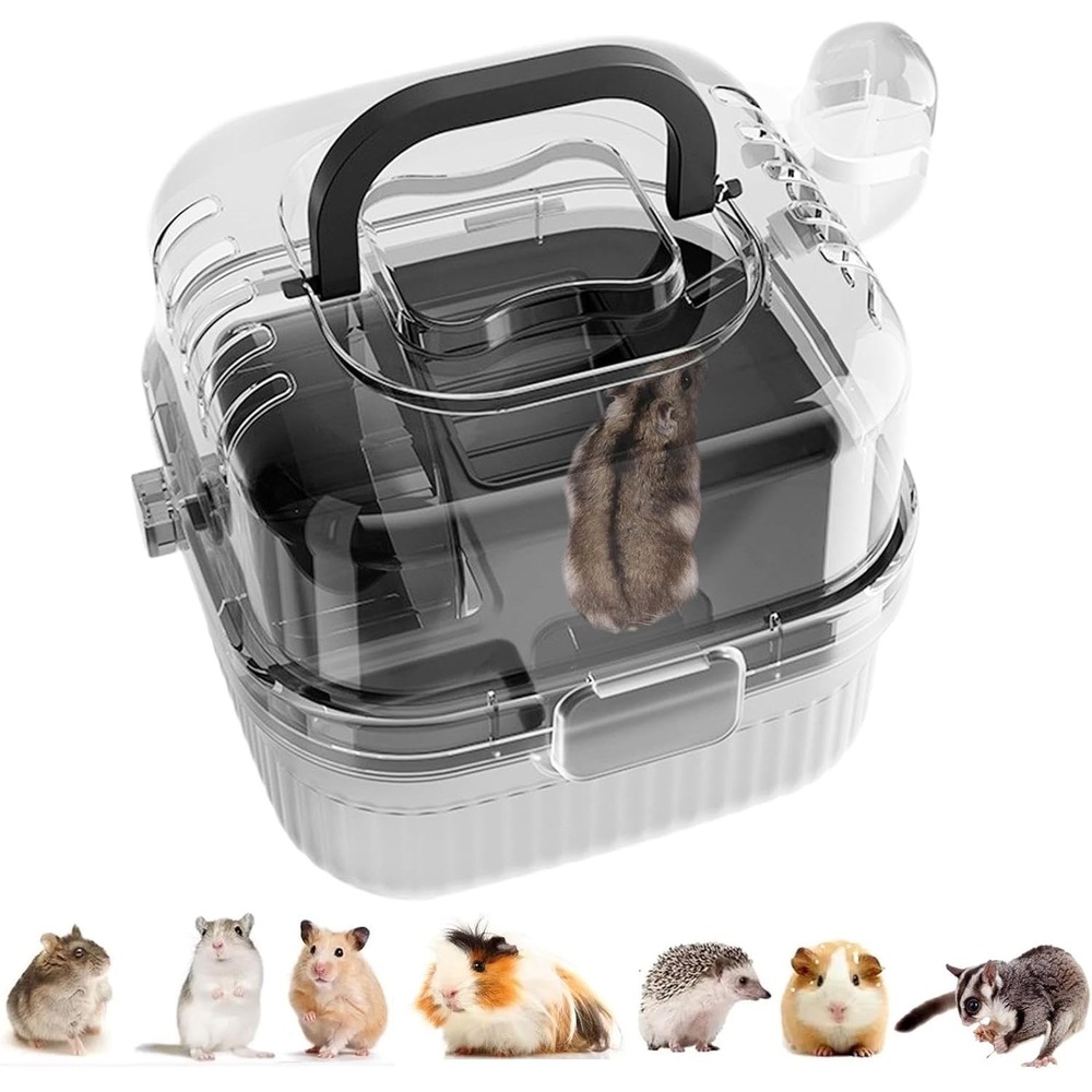 Cage transparente portable pour petit animal