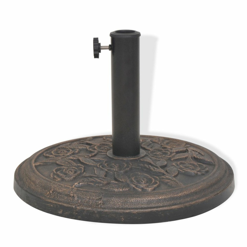 Socle de parasol rÃ©sine rond 9 kg