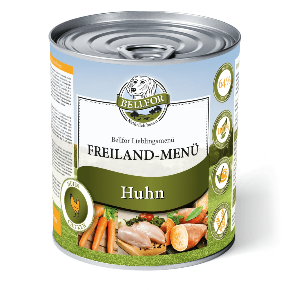 Nourriture humide au poulet - menu en plein air - freiland-menü - 800g