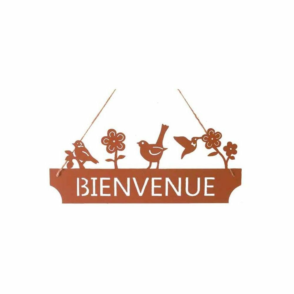 Pancarte bienvenue 51 x 43 cm