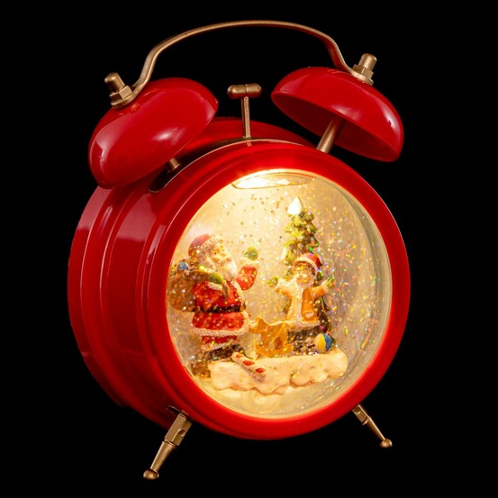 Décoration intérieur réveil avec eau 1l blanc h20cm pièce