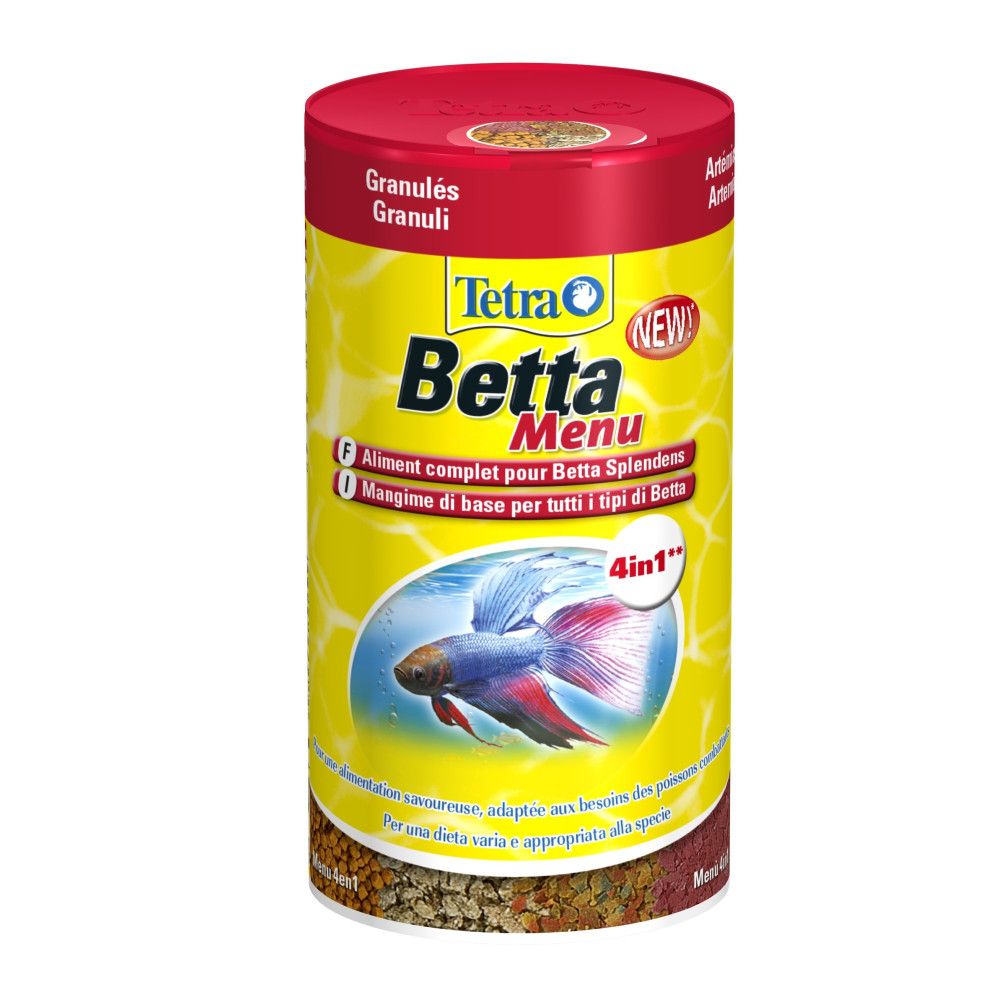 Betta menu 38 g - 100 ml. Pour betta splendens