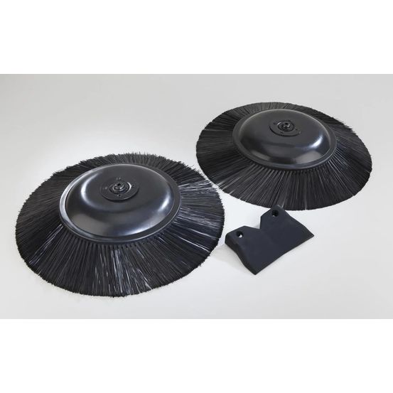 Kit de pièces détachées pour balayeuse, 2 brosses + 1 joint d'étanchéité