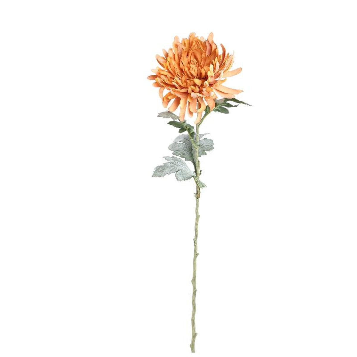 Ptmd fleur artificielle tuin - 30x19x62 cm - plastique - orange