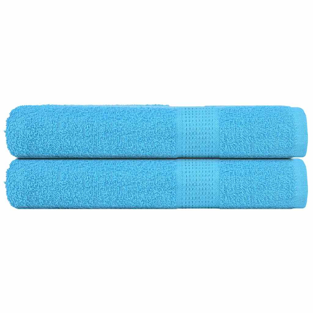 Serviettes de sauna frogn 2pcs turquoise 80x200cm 360 g/m²