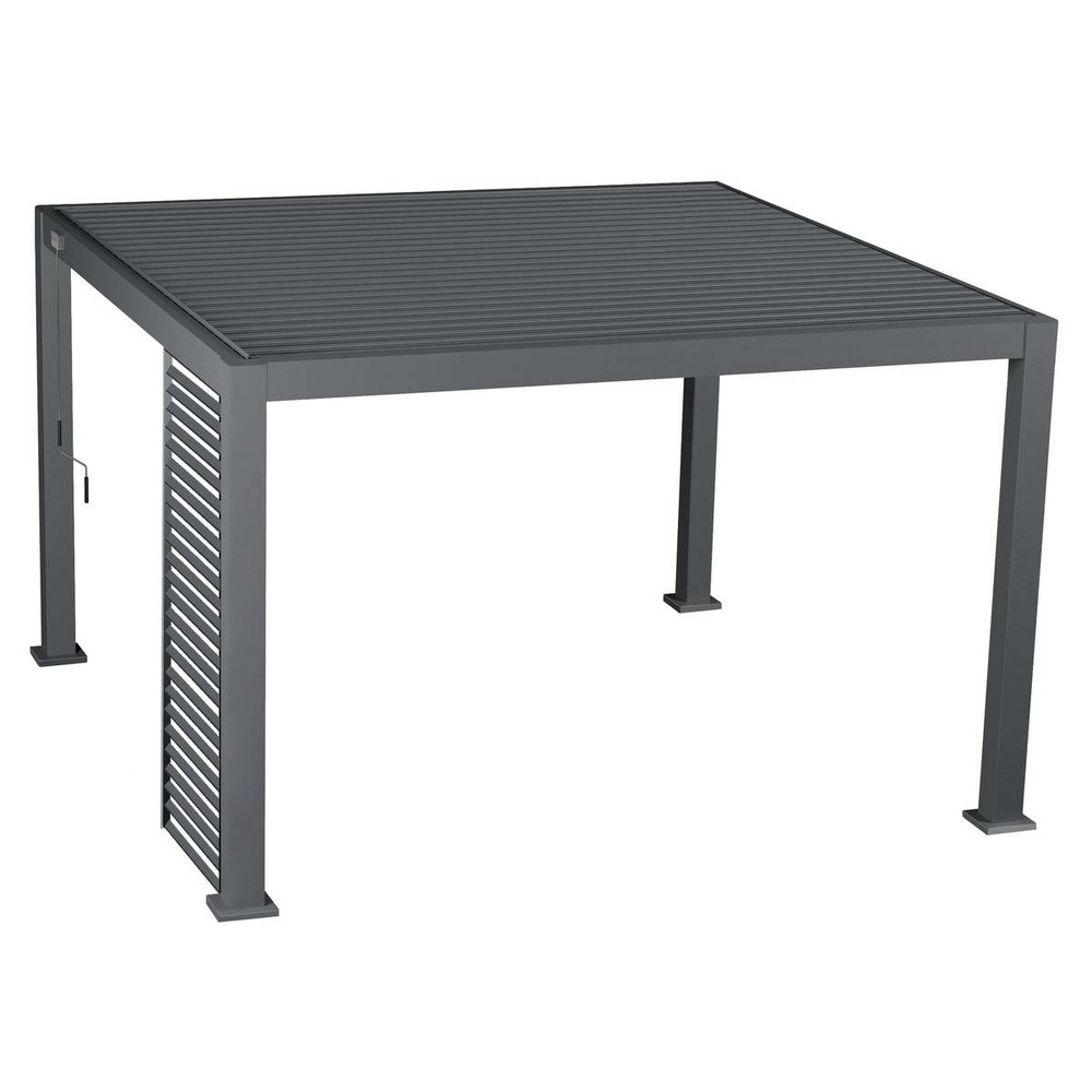 Persienne pour pergola bioclimatique evora graphite