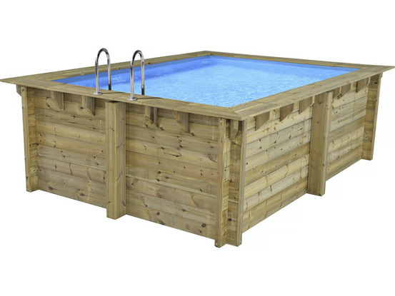 Piscine bois rectangle