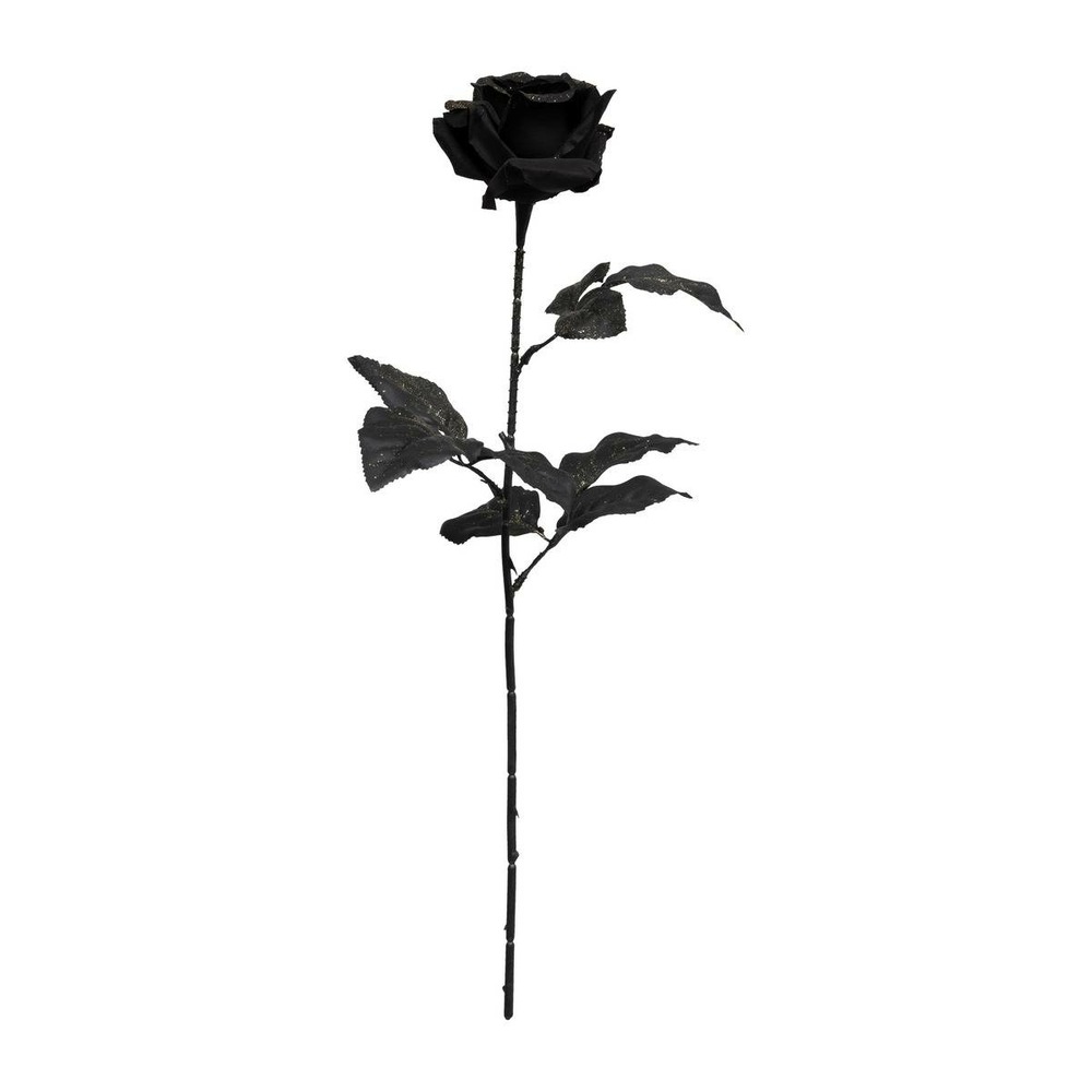 Branche rose noir et doré h65cm