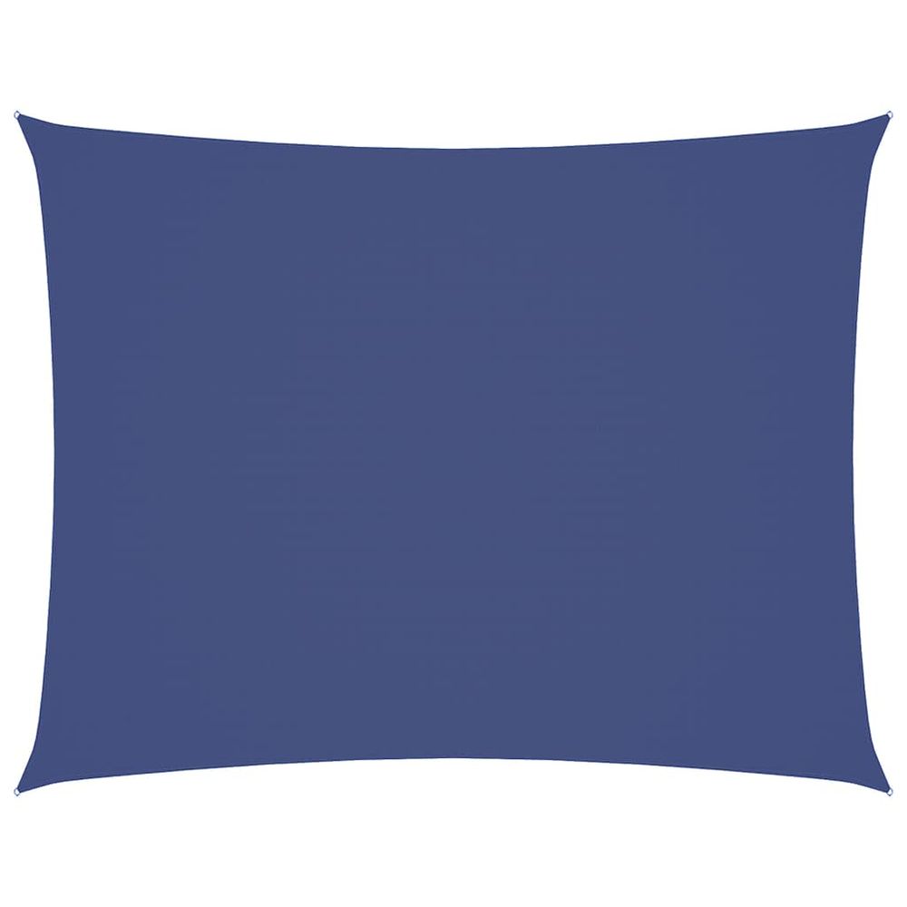 Voile de parasol tissu oxford rectangulaire 3x4,5 m bleu