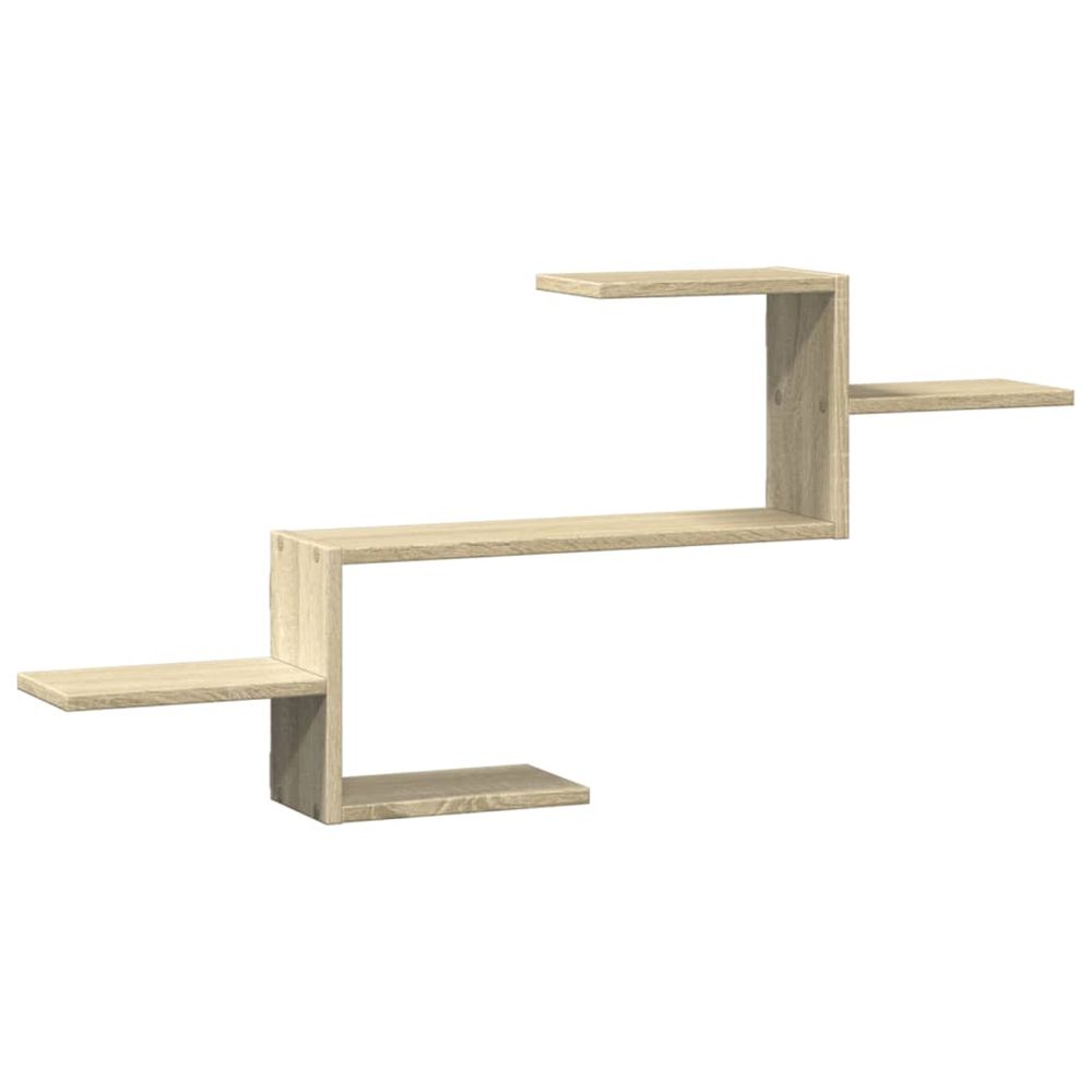 Étagère murale chêne sonoma 104x15x49 cm bois d'ingénierie