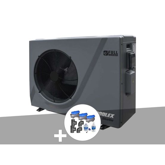 Pompe à chaleur 7,10 kw silverline fi 70 + kit by-pass ø 50 mm