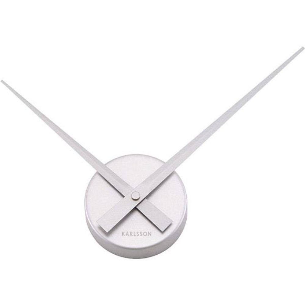 Horloge aiguilles big time 41cm argent