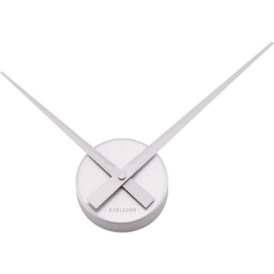 Horloge aiguilles big time 41cm argent