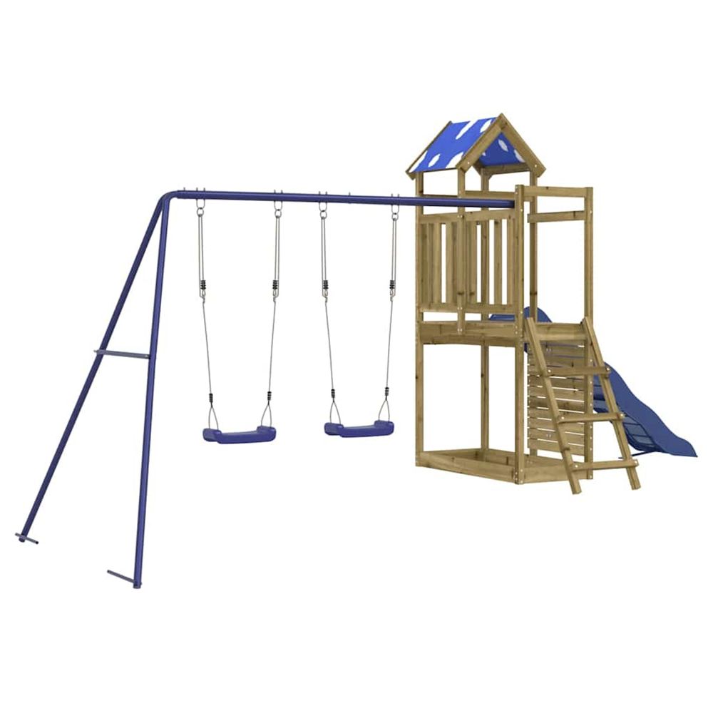 Aire de jeux d'extérieur bois de pin imprégné