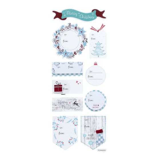 Étiquettes paquet cadeau pop-up x 10