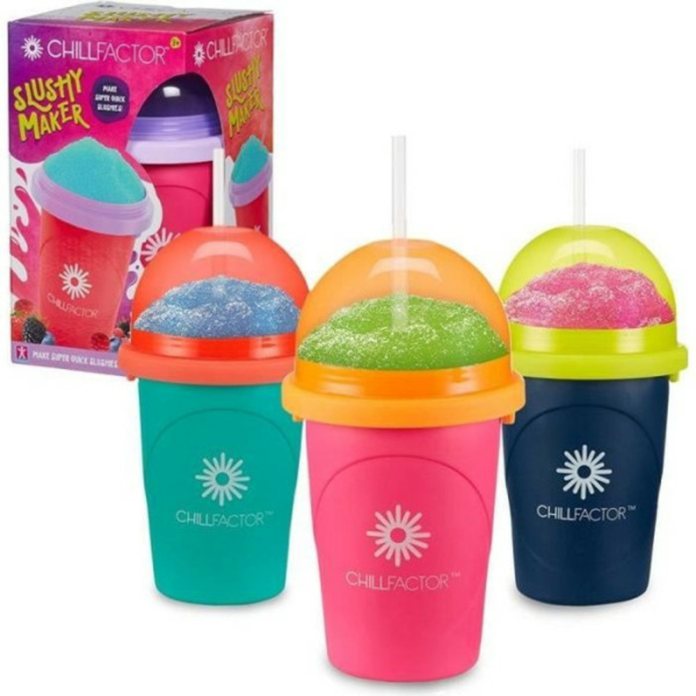 Mug a granité chillfactor - - couleur aléatoire bleu, rose ou vert - fourni avec paille