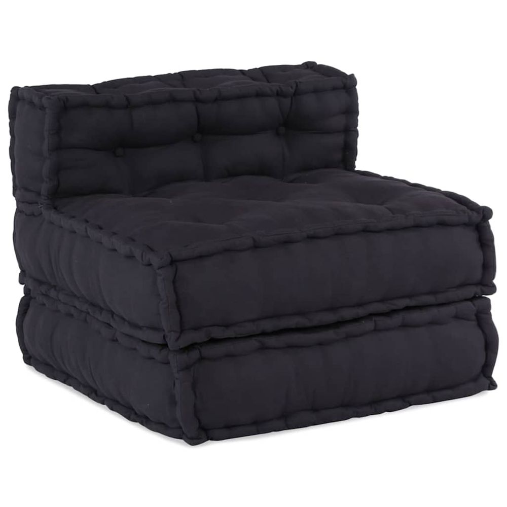 Canapé modulaire anthracite 70x70x54 tissu