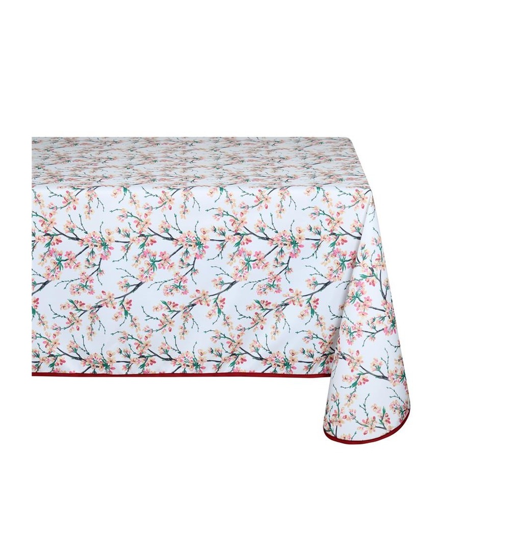 Nappe rectangle doux cerisier