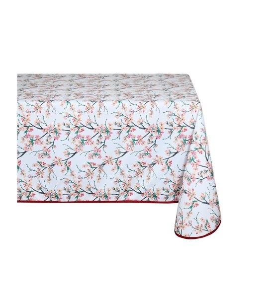 Nappe rectangle doux cerisier