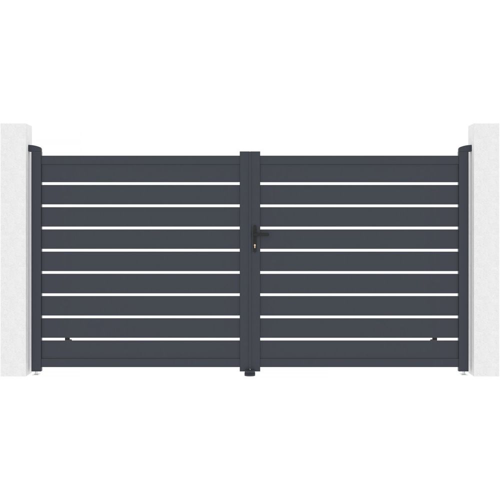 Portillon en aluminium 