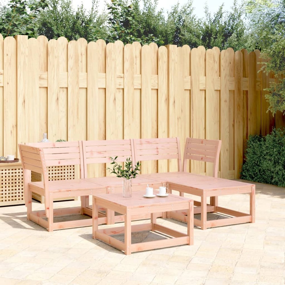 Salon de jardin 4 pcs bois massif douglas