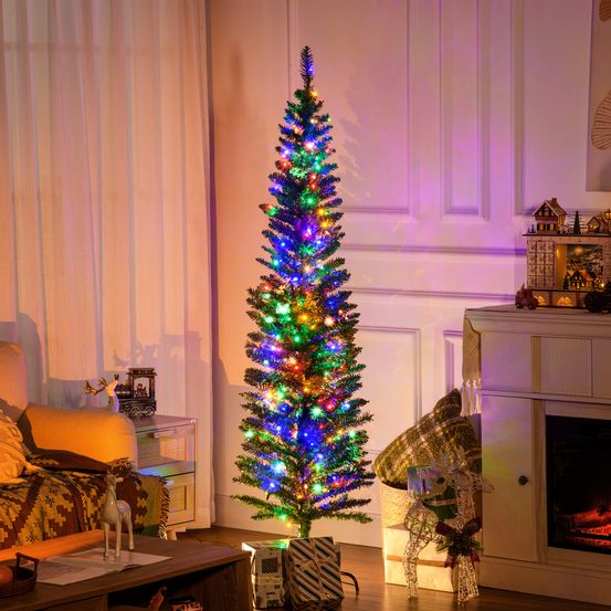 Sapin de noël artificiel en plastique vert 180 cm