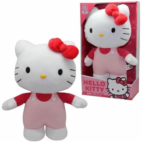 Peluche hello kitty t-shirt rose 30 cm