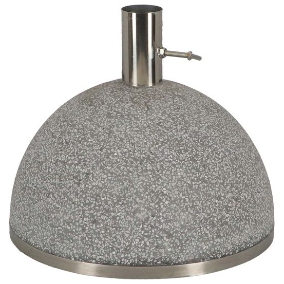 Pied de parasol granit 31,5kg gris clair
