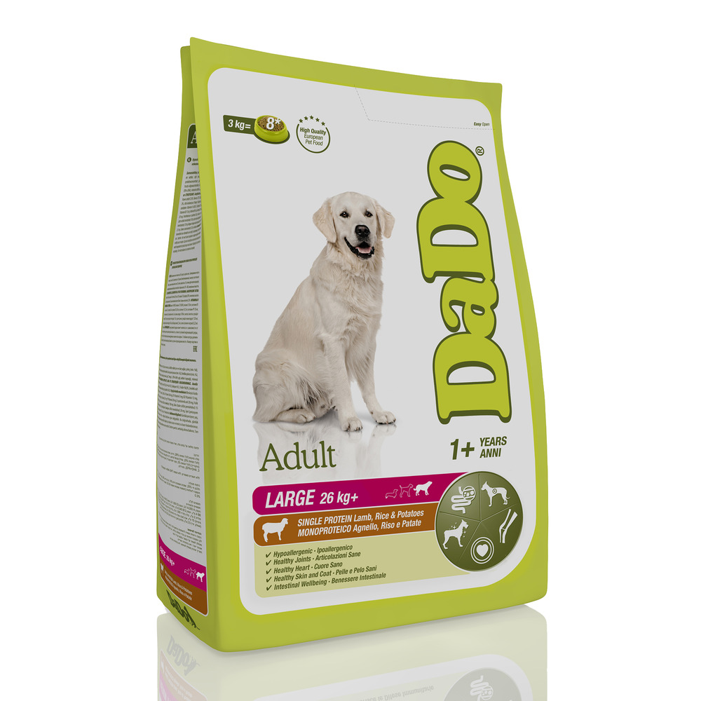 Adult large breed lamb, rice & potato 3 kg