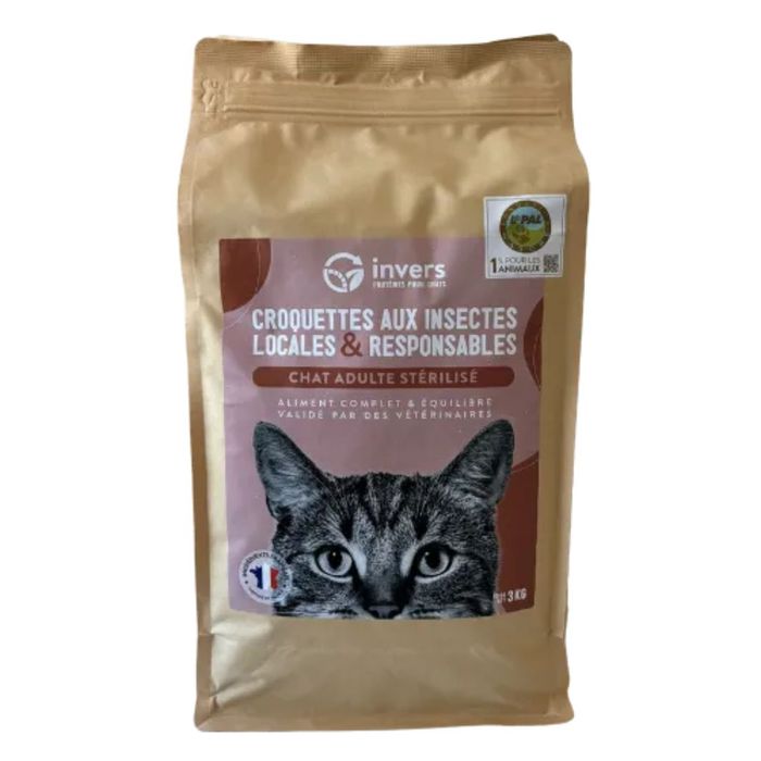 Invers Croquettes Aux Insectes Pour Chat Adulte St rilis 1 5kg Invers Croquettes Aux Insectes Pour Chat Adulte St rilis 1 5kg