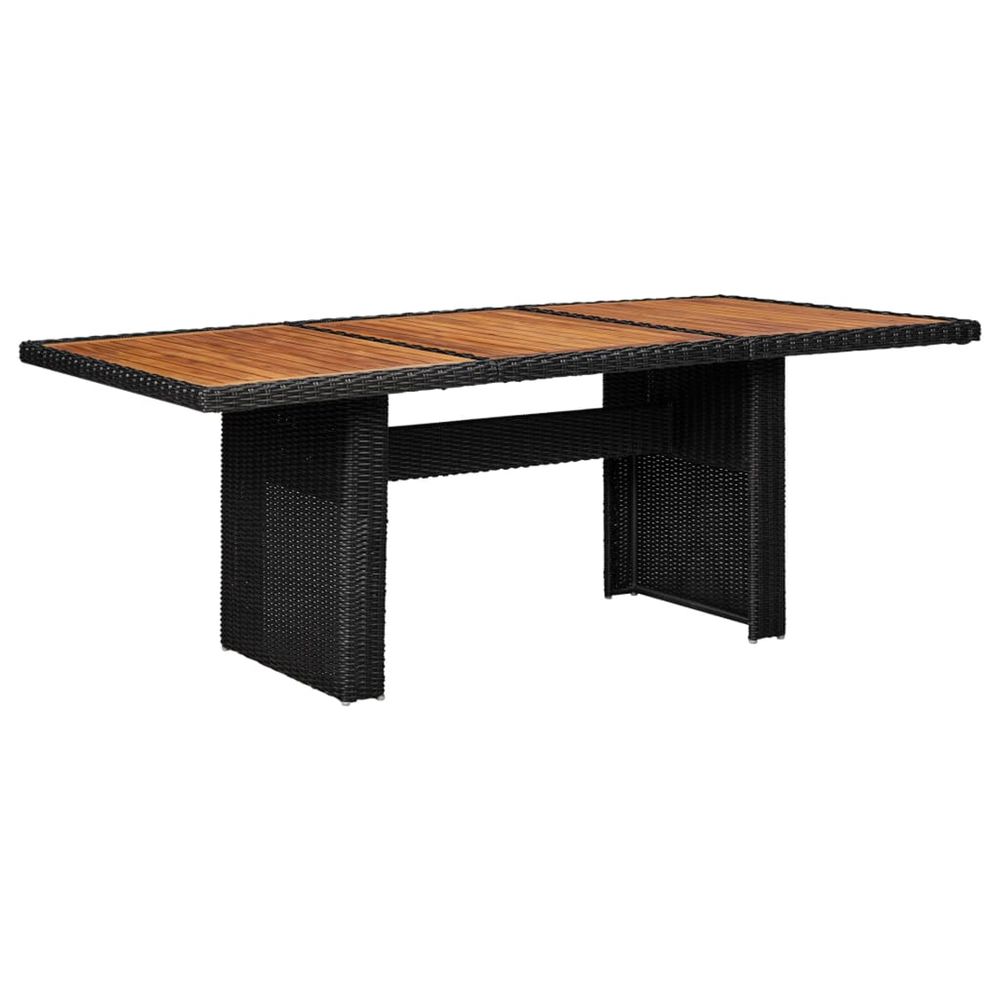 Table Ã  dÃ®ner de jardin Noir