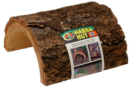 Habba hut - cachette en bois de sapin - giant 30 x 28 cm - décor pour reptiles