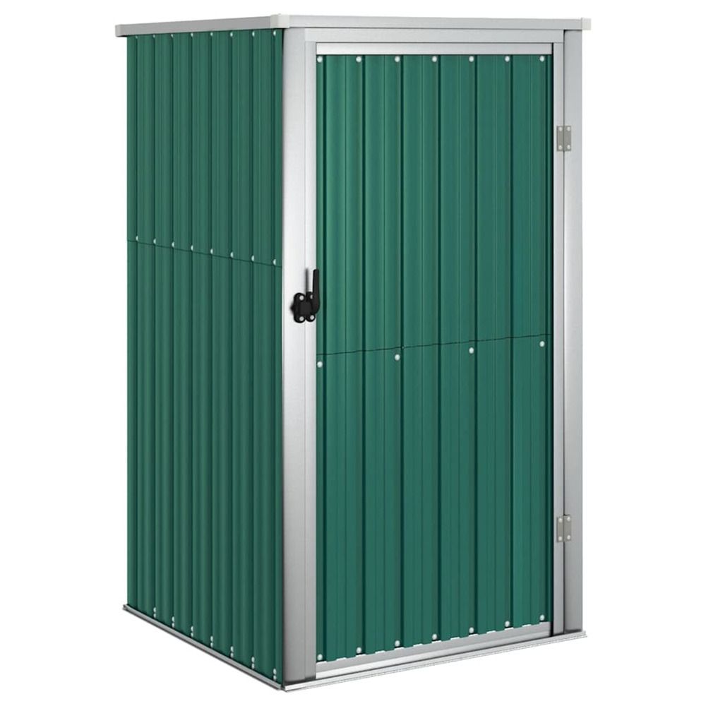 Abri à outils de jardin vert 88x89x161 cm métal galvanisé