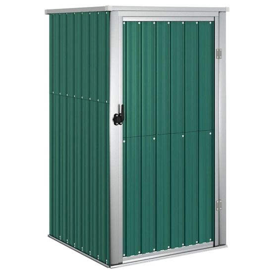 Abri à outils de jardin vert 88x89x161 cm métal galvanisé