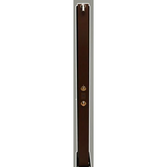 Douche de piscine solaire ultimate 40l avec rince pieds temporisé-marron-marron-17.50 --