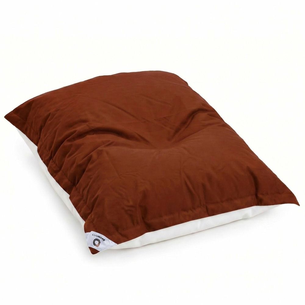 Pouf géant xxl déhoussable, flottant pour piscine, terracotta