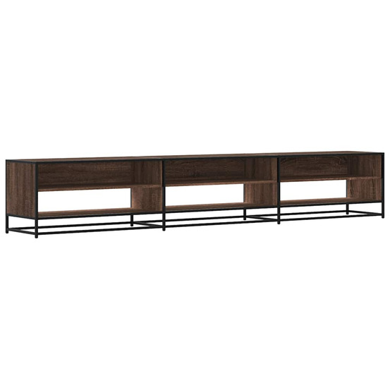 Meuble tv chêne marron 270x40x46 cm bois d'ingénierie