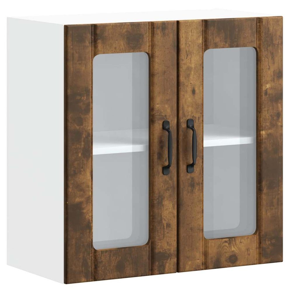 Armoire murale de cuisine avec porte vitrée 