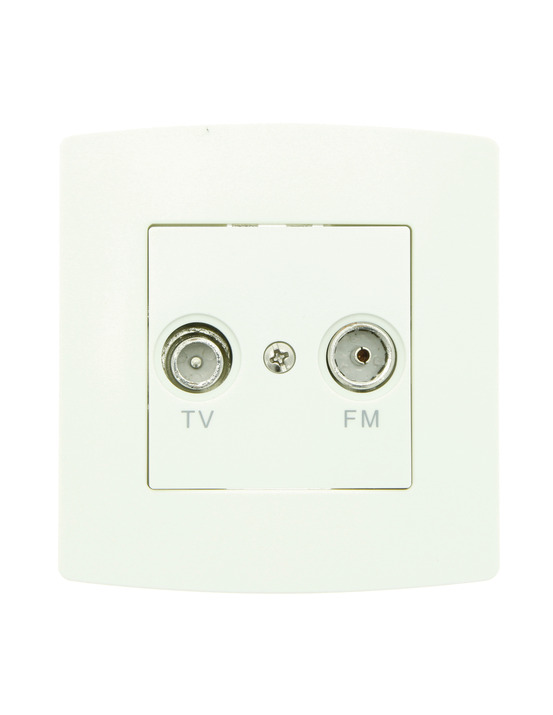 Prise tv\fm blanche
