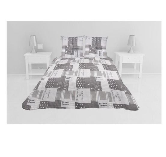 Couvre lit microfibre + taies 240 x 260 cm provence